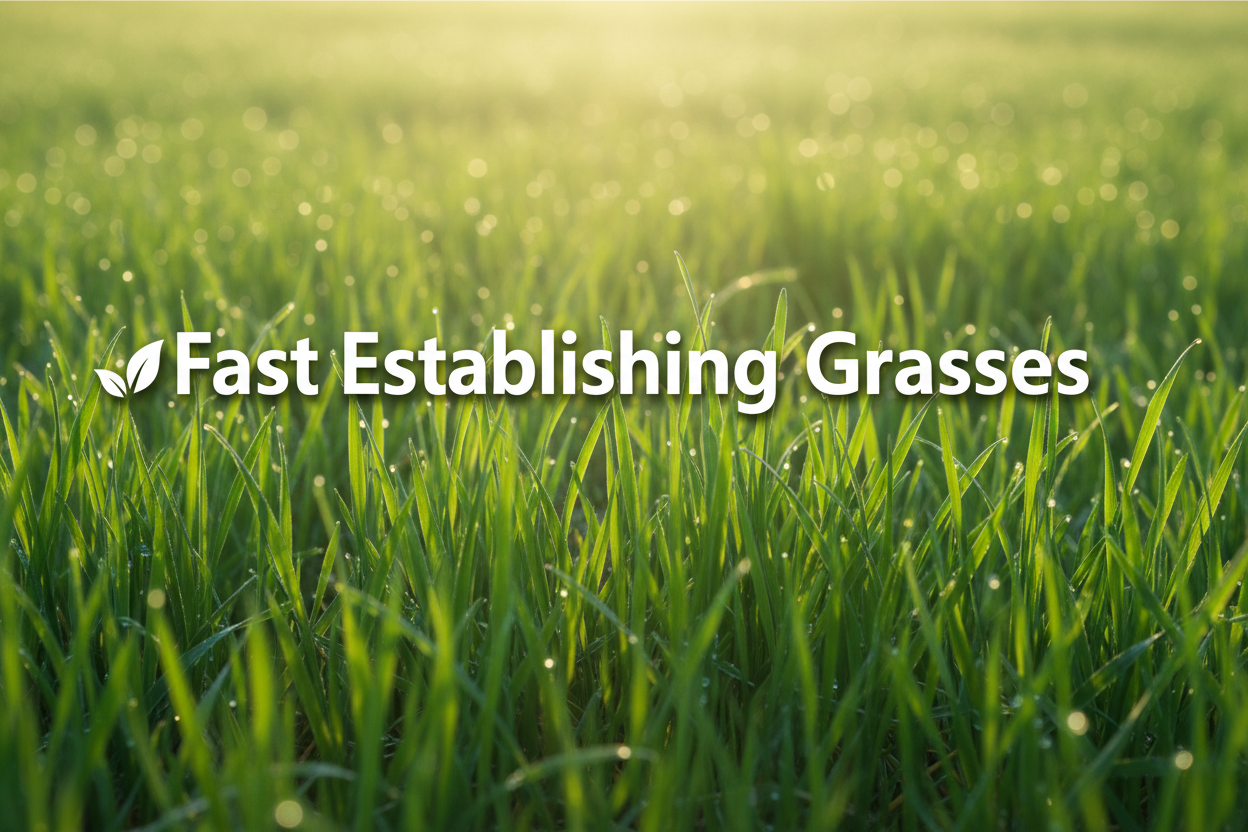 Fast Establishing Grasses