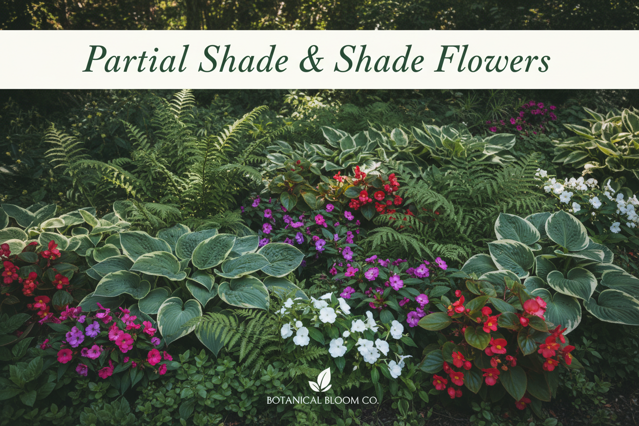 Partial Shade & Shade Flowers