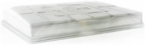 Living Whole Foods Plant Tray Clear Plastic Humidity Domes: Pack of 5 - Fits 10 Inch x 20 Inch Garden Germination Trays - Greenhouse Grow Covers