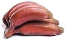 Generic Fresh 100 pcs Banana Fruit Seeds for Planting Maroon red