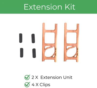 Treleaf Stella Regular Extension Kit - Wooden Extendable Plant Trellis for Indoor Climbing Houseplants - Modular Plant Support