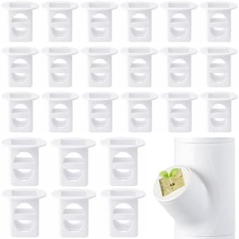 EBaokuup 24 Pcs Grow Cubes for Hydroponic System, Grow Cube Hydroponic Cups Compatible with yCube, Reusable Hydroponic System Grow Cube for Indoor Graden Supplies