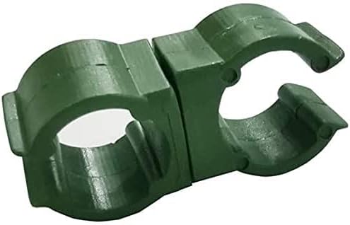 100X Plant Trellis Cane Connector, Climbing Rattan Stent Accessories Plant Connector Stake Clip for Garden Orchard Tomato Cage 11mm (7/16 inch)