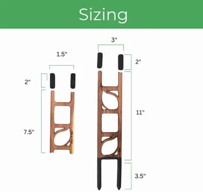Treleaf Stella Regular Extension Kit - Wooden Extendable Plant Trellis for Indoor Climbing Houseplants - Modular Plant Support