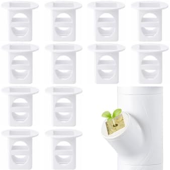 EBaokuup 12 Pcs Grow Cubes for Hydroponic System, Grow Cube Hydroponic Cups Compatible with yCube, Reusable Hydroponic System Grow Cube for Indoor Graden Supplies