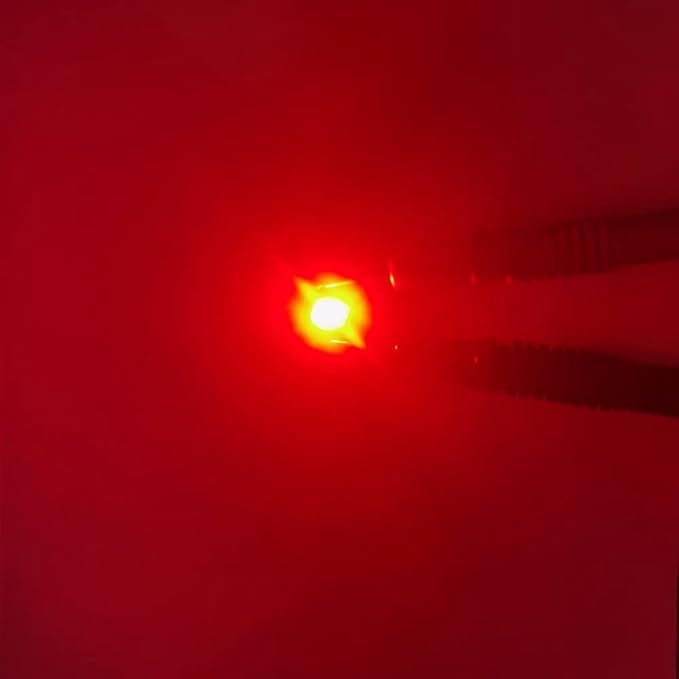50 pcs High Power Led Chip on Board 3W Red (400mA-700mA / DC 2V-2.4V / 3 Watt) Super Bright Intensity SMD COB Light Emitter Components Diode 3 W Bulb Lamp Beads DIY Lighting