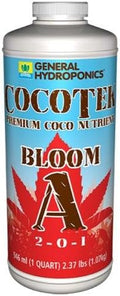 General Hydroponics GH3282 Cocotek Bloom A Qt Hydroponic Base Nutrient, White