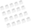 50 Pcs Plant Support Clips,Plant Orchid Clips Flowers Support Clear Fixer for Garden Vine Stem Plants Climbing Clasp Transparent 6 Claws Orchid Plastic Butterfly Plant Support Garden Structures
