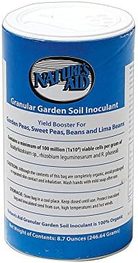 Park Seed Nature’s Aid Garden Soil Inoculant – Enhances Soil Fertility for Beans, Peas, & Vetch, Boosts Nitrogen Fixation for Bigger Vegetable Yields, Granular Formula Treats 150 Feet of Row, 8.7 oz