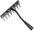 Gardenia Iron Weeding Rake, 2025 Gardenia Iron Weeding rake, Ironrake The Heavy-Duty Irons Weedings Rakes,Irons Rakes for Gardening and Weedings (8 Teeth)