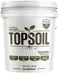 All Purpose Top Soil Pail, Garden Potting Soil Indoor Plants Mix and Potting Soil Outdoor Plants, Versatile Potting Mix for Flowers Vegetables Shrubs and Landscaping (35 lb)