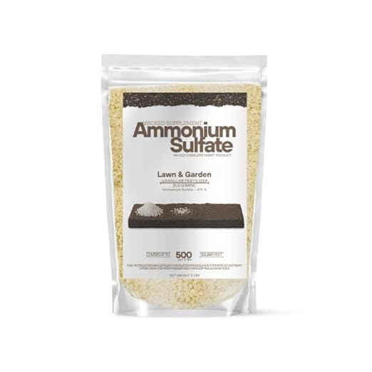 Ammonium Sulfate Fertilizer - Great Fertilizer and Soil Acidifier for Azaleas, Blueberries, Magnolia, and More. Boosts Nitrogen for Healthy Plants and Lush Lawns by Old Cobblers Farm (10 lbs)