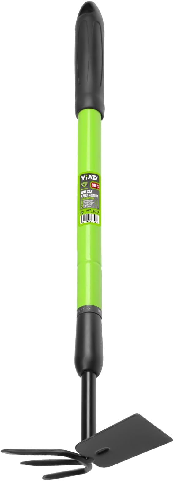 Garden Hoe - Telescoping 27-39 Inch Dual Head Weeder & Cultivator with Adjustable Handle, Lightweight Rust Resistant for Raised Beds, Camping, Beach & Backyard Gardening