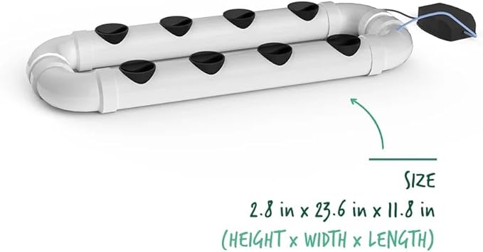 Grower Cloner DWC 8 Plant Hydroponic Starter & Cloning Kit with Aeration System