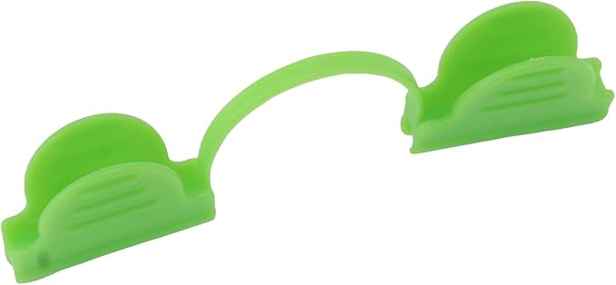 Acouto Greenhouse Arch Frame Double 100PCS Greenhouse Arch Frame Double Plastic Heating Press Film Clamp Heating Press Film Plastic Greenhouses & Plant Germination Equipment (4mm)