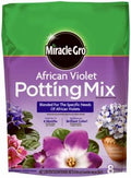 Miracle Gro 72678430 8 Qt African Violet Potting Mix 0.21-0.11-0.16