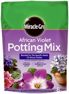 Miracle Gro 72678430 8 Qt African Violet Potting Mix 0.21-0.11-0.16