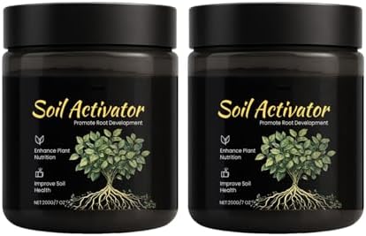 Soil Pro Activator, 7 Fl Oz Soil Activator for Plants, Water-Soluble Formula, Enhance Growth for Vegetables & All Plants (2pcs)