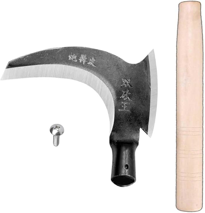 Scythe Tool，Sickle Garden Tool，Scythe Weapon,Long Handle Sickle