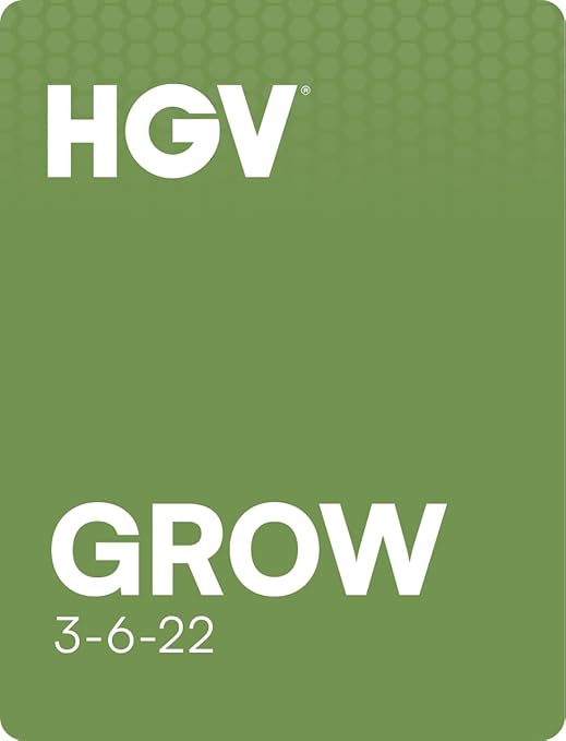 HGV Dry Grow – Water Soluble Plant Nutrient for Vegetative Stage – Professional Hydroponic & Soil Fertilizer – Concentrated Dry Veg Formula for Indoor & Outdoor Gardening (5 lbs)