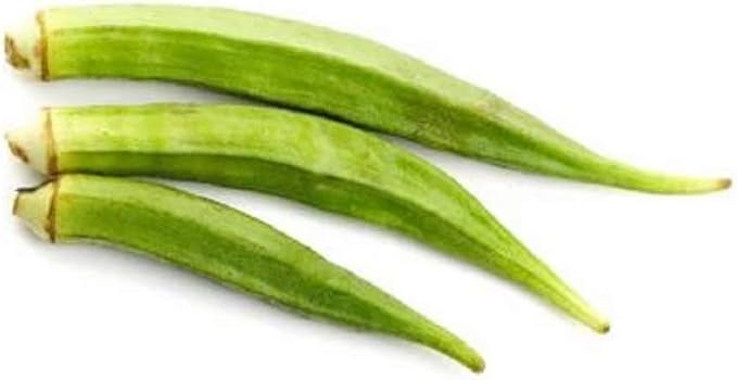 Perkins Long Pod Okra Seeds,50 Count "COOL BEANS N SPROUTS" Brand. Heirloom. Non-GMO. Home Gardening.