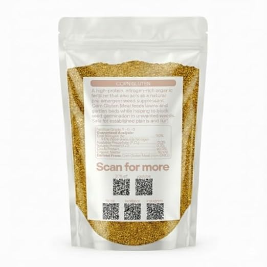 Old Cobblers Farm™ Wicked Repellent Corn Gluten - Lawn Care for Healthy Grass,Pre-emergant, Ground-Breaking Formula with Pure Corn Gluten (5/10/15/20 lbs) (5 lbs)