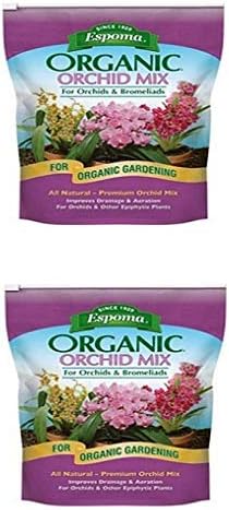 Espoma OR4 Organic Orchid Mix Potting Soil, 4-Quart (Тwо Расk)