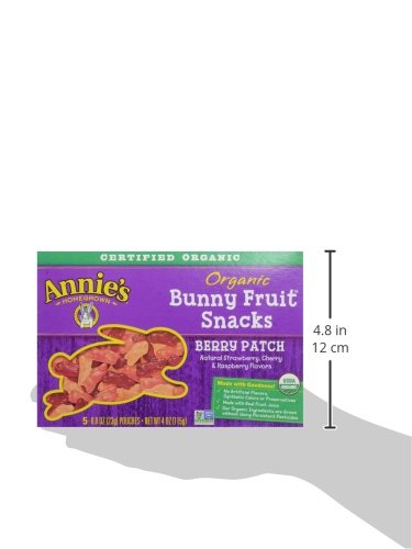 Annies Homegrown, Fruit Snacks Berry Patch Organic, 0.8 Ounce, 5 Count