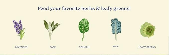 True Organic Herb & Leafy Greens Food – Organic Fertilizer for Abundant Herbs and Greens – 4lb Bag Covers 70 Sq. Ft.