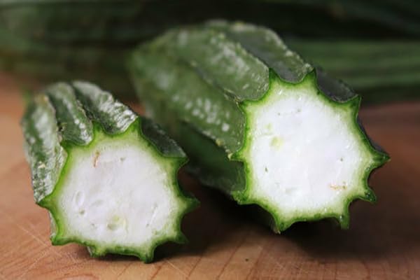 Long Angled Luffa Seeds Vegetable Seed Edible Chubby Pier Gourd Seeds Loofah Sponge 30pcs Zucchini