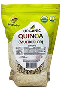 McCabe Organic Multicolor Quinoa - Multicolor Quinoa Organic | Rich with Fiber & Minerals | USDA and CCOF Certified | Packed in USA | 2Lbs
