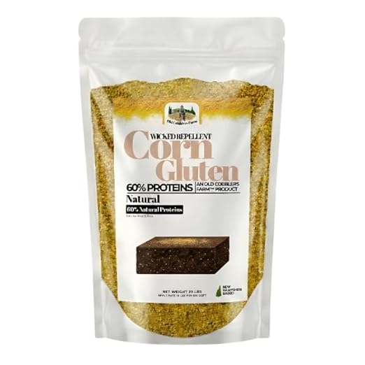 Old Cobblers Farm™ Wicked Repellent Corn Gluten - Lawn Care for Healthy Grass,Pre-emergant, Ground-Breaking Formula with Pure Corn Gluten (5/10/15/20 lbs) (5 lbs)