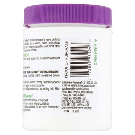 Garden Safe TakeRoot Rooting Hormone for Plants, 2-Ounce (1 Pack) Made in USA