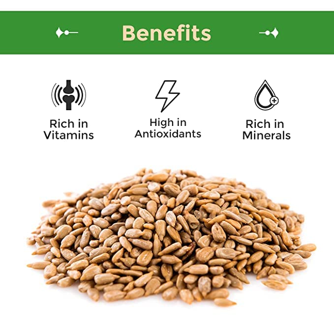 Sincerely Nuts Sunflower Seed Kernels Raw (No Shell) (1lb bag) | Delicious Antioxidant Rich Snack | Source of Protein, Fiber, Essential Vitamins & Minerals | Vegan and Gluten Free