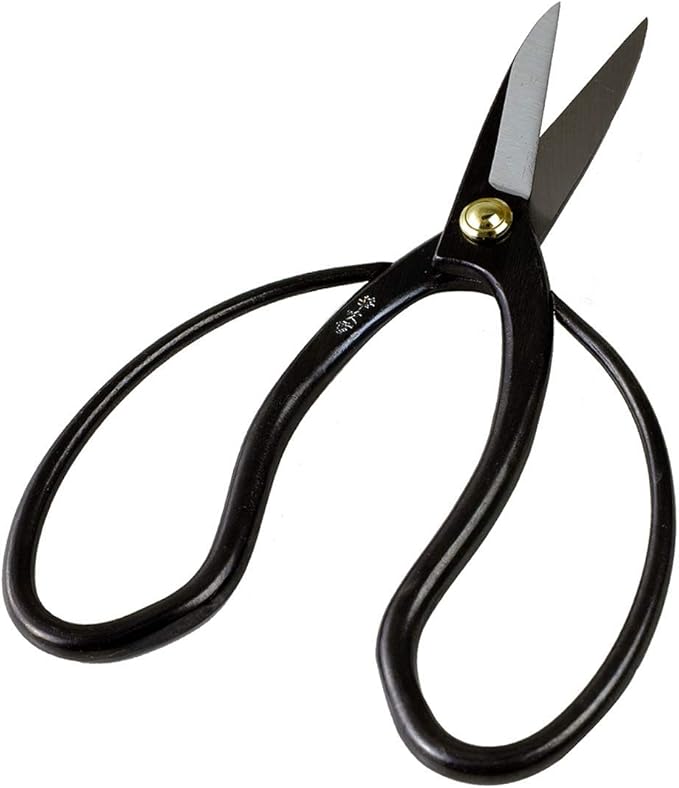 Hanafubuki Wazakura Bonsai Scissors Made in Japan 7inch(180mm), Japanese Bonsai Garden Tools, Hasami Pruning Shears - Traditional