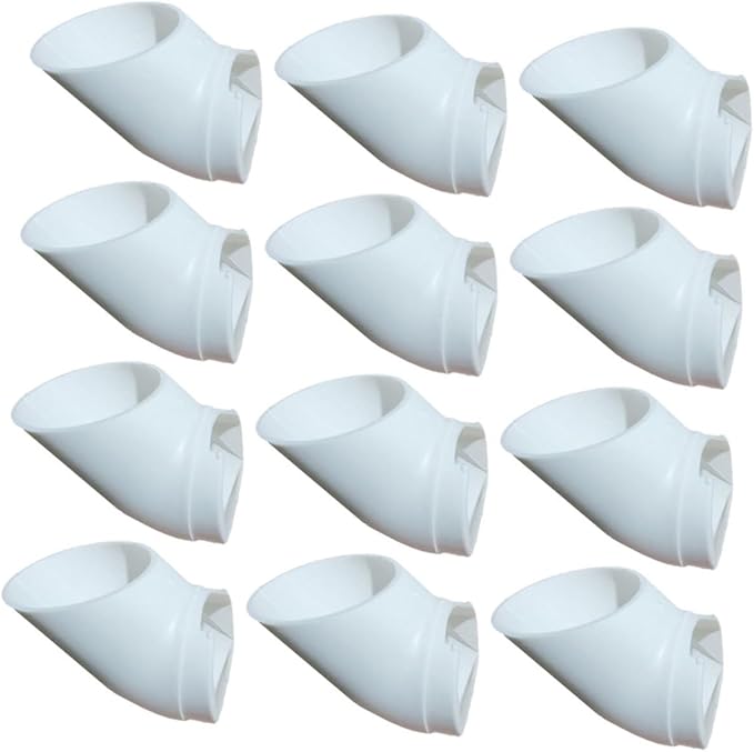 12pcs Hydroponic Growing System Vertical Planting Pots for Balcony Window Farming Plastic Soilless Culture Tubes for Indoor Vegetable Gardening