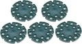 TopHomer 5 Packs Bamboo Cane Holder Wigwam Grip Support Caps with 12 Holes for Climbing Plants Peas Beans Sweet Pea Tomatoes Cucumbers Support Structure