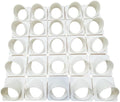 (27 Pack) of 2-inch Net Pot Holders - Hydroponics Growing System - Aeroponic Tower Garden for Indoor Gardening - Grow Herbs, Fruits & Vegetables Fit Snugly On 4inch Square PVC Made in USA