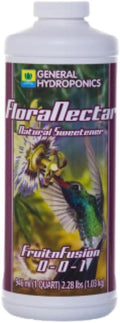 General Hydroponics Flora Nectar Fruit-n-Fusion Sweetener Fertilizer, 1-Quart