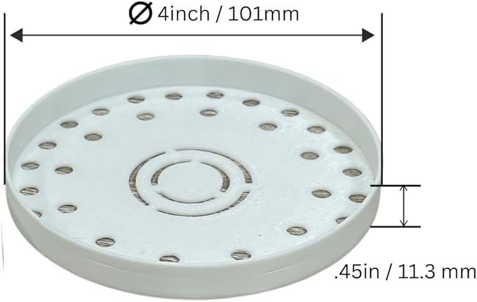Drain Cap Hydroponic 4 Inch Pipe Vertical Hydroponic Tower (Pack of 4) | Life of Garden | Indoor Hydroponic Garden | Hydroponic Herb Garden Kit Indoor | Made in The USA