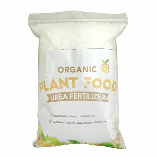 Urea Fertilizer 46-0-0, Nitrogen Fertilizer for Plant Growth and Green Lawns, Fruit, Vegetables. (4 lb)