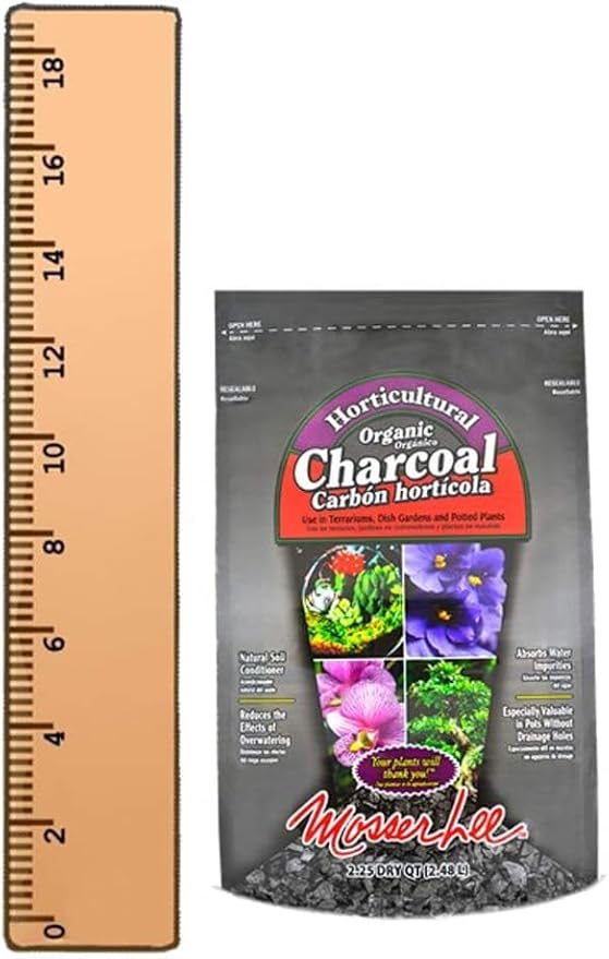 Mosser Lee Organic Horticultural Charcoal, 2.25 Dry qt, Brown - Case of 4