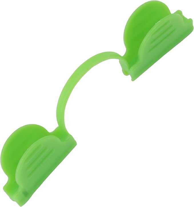 Acouto Greenhouse Arch Frame Double 100PCS Greenhouse Arch Frame Double Plastic Heating Press Film Clamp Heating Press Film Plastic Greenhouses & Plant Germination Equipment (4mm)