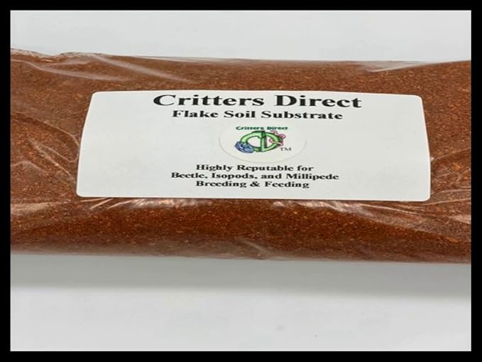 Flake Soil, Beetles, Isopods and Millipedes Substrate (1 Pound), by Critters Direct