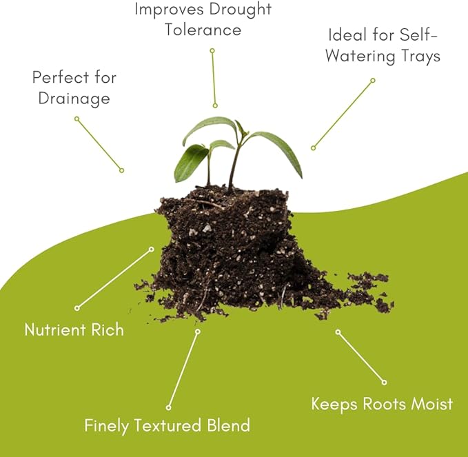 Gardener's Supply Company Organic Potting Soil Mix | High-Nutrient Compost-Based Organic Plant Soil for Indoor Outdoor Self Watering Planter Boxes, Potted Plants Raised Garden Beds - 20 Quarts