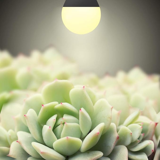 6 Pack LED Grow Light Bulbs A19 Bulb, Full Spectrum Plant Light Bulb, 9W E26 Grow Bulb Replace up to 80W, Grow Light for Indoor Plants, Flowers, Greenhouse, Indore Garden, Hydroponic