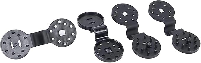25 Pcs Black Shade Cloth Heavy Duty Lock Grip, Removable and Reusable Shade Cloth Clips for Sun Shade Net Fastening Clip, Plastic Clips for Anti Bird Netting Garden Netting Plant Support Structures