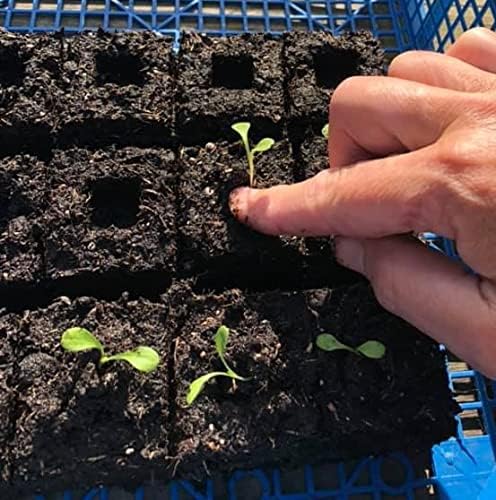 Ladbrooke Authentic Cubic Inserts, Set of 4. Snap in - for Use in The Mini 4, and Long-Handle Multi 6 and Multi 12 Soil Blockers, Made in England