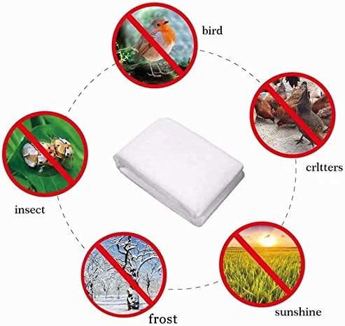 Agfabric Plant Covers Freeze Protection 1.5oz 84''x72'' Frost Cover for Garden Tree Protection Winter Tree Cover for Frost Proctection, 4 Pack