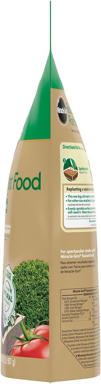Miracle-Gro Raised Bed Plant Food, 2-Pound